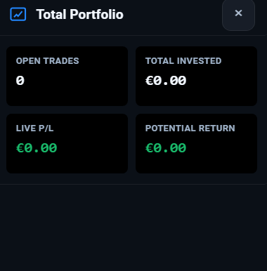 Total Portfolio panel.